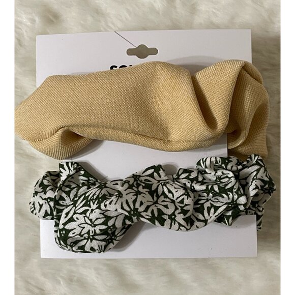 NEW 25 Pieces of Hair Accessories Headwraps Scrunchies Side Combs Claw Clip - Picture 5 of 7